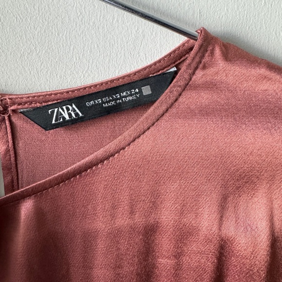 ZARA dress - color cooper/pink - Picture 4 of 4
